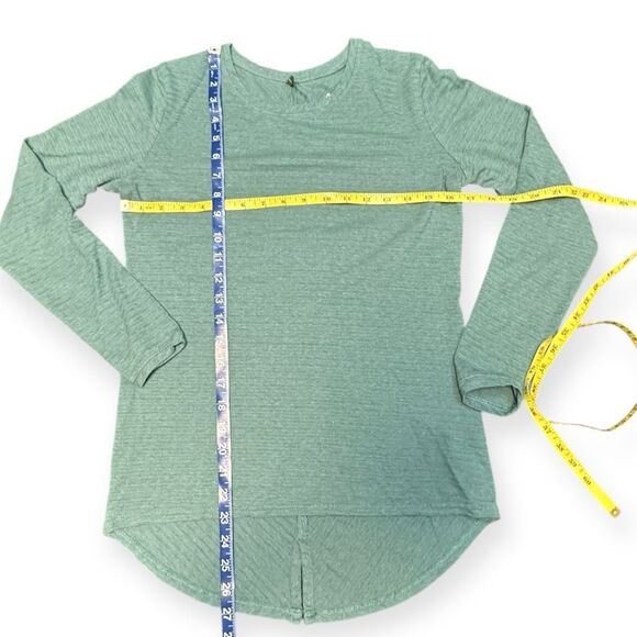 ROYAL ROBBINS Women’s Green Stripe Vacationer Long Sleeve Performance Tee Size S - Picture 5 of 5